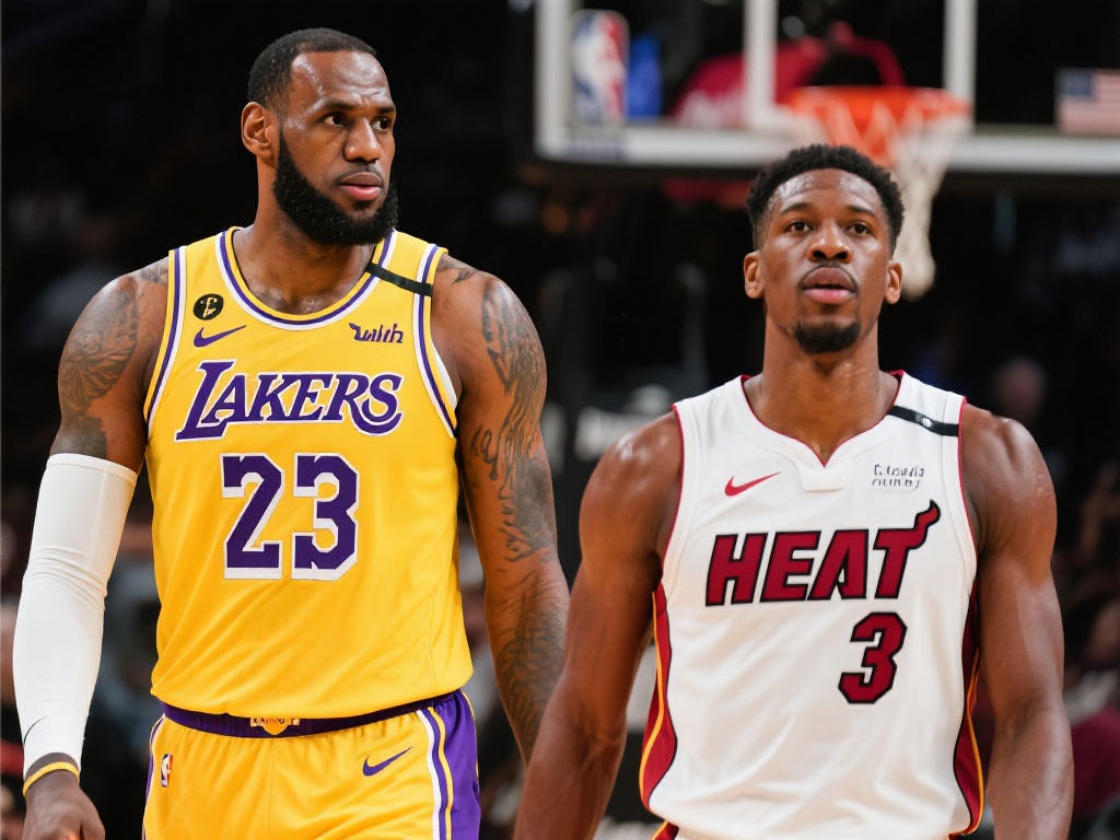 湖人热火强强碰撞,NBA季后赛第二轮拉开帷幕 湖人与热火的故事背景深厚
作为NBA中